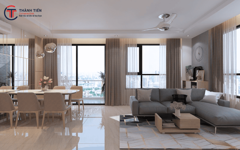 Chọn màu nội thất theo công năng từng khu vực