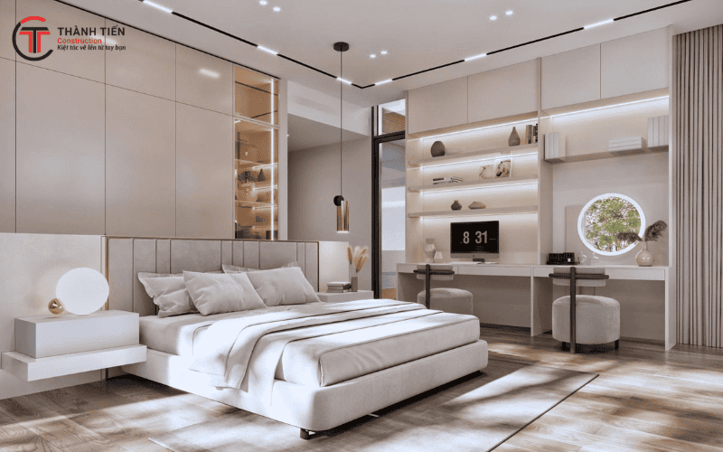 Thiết kế nội thất nhà ở từ đầu giúp bố trí không gian khoa học, tận dụng hiệu quả tích tích sử dụng và đảm bảo sự hài hòa giữa thẩm mỹ và công năng