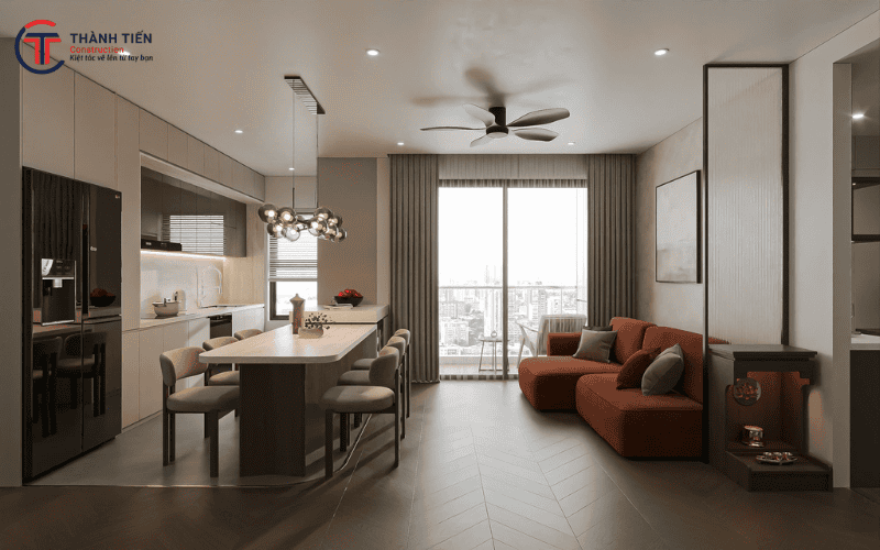 Quy trình thiết kế và thi công nội thất nhà ở Thành Tiến Construction