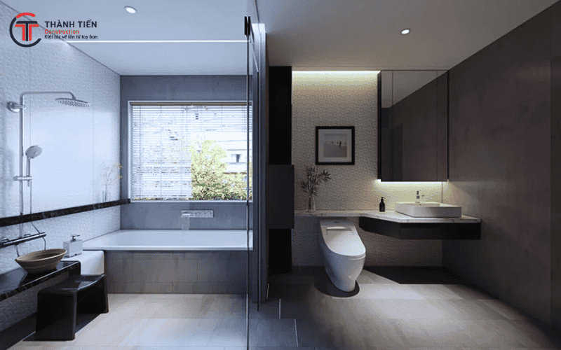 Các nguyên tắc bố trí nội thất toilet hiện đại