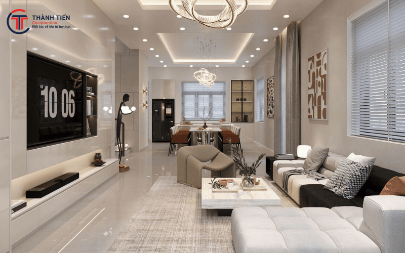 Thành Tiến Construction – Đơn vị thiết kế và thi công nội thất nhà ở trọn gói Bình Định uy tín