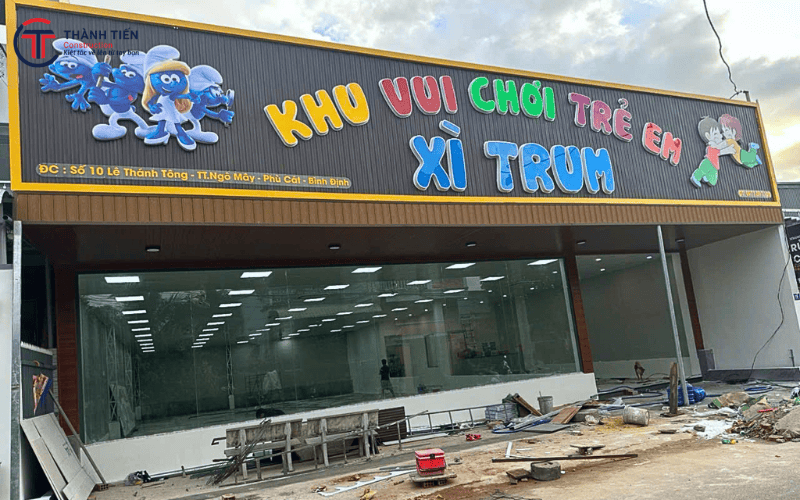 Công trình khu vui chơi trẻ em Xì Trum của Thành Tiến