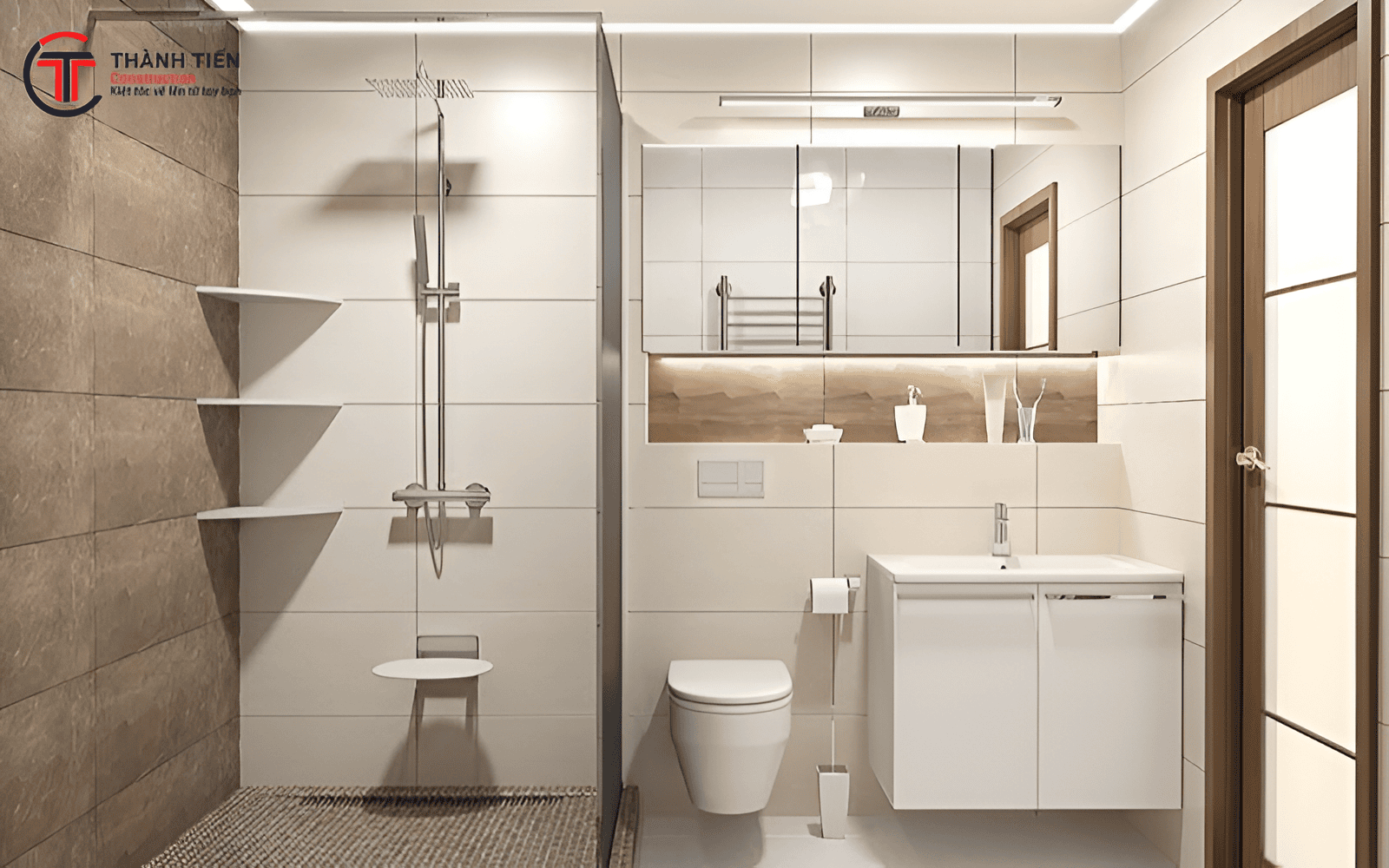 Những mẫu nội thất nhà vệ sinh nhỏ đẹp được ưa chuộng hiện nay