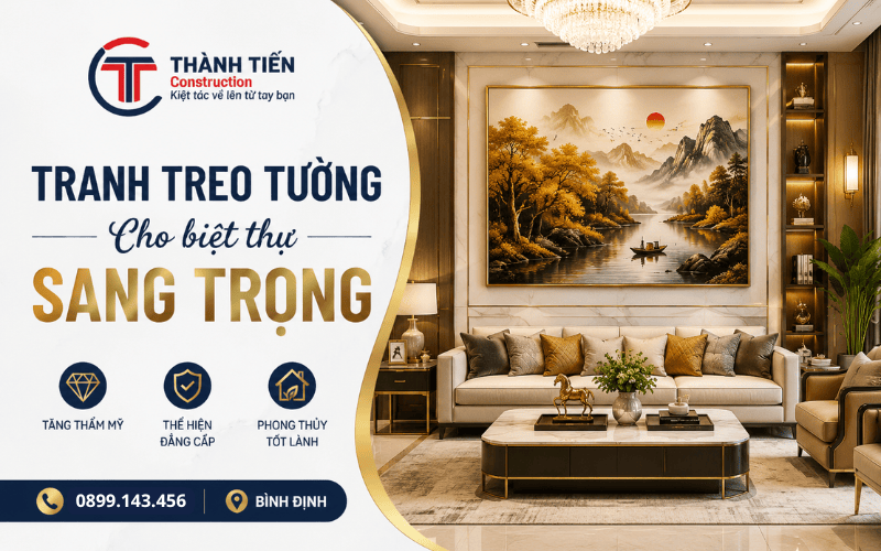 Việc lựa chọn tranh trang trí biệt thự phù hợp mang lại nhiều lợi ích