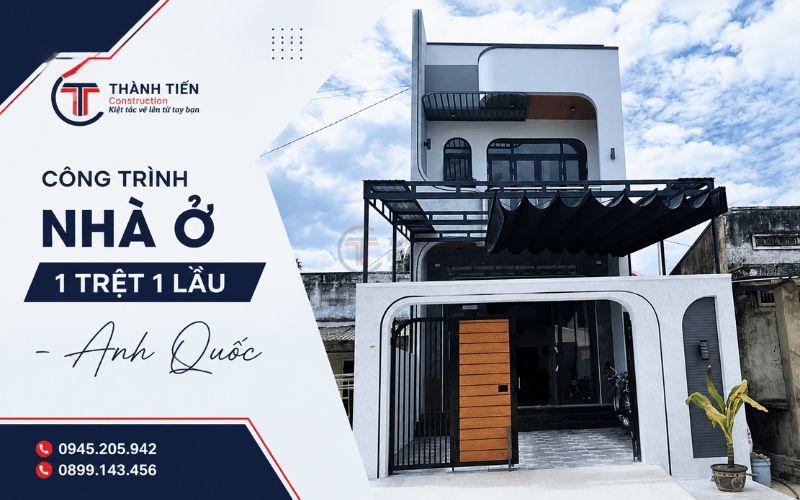 Tổng quan công trình nhà anh Quốc tại Phù Cát