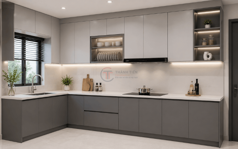 Thành Tiến Construction – Đơn vị chuyên thiết kế và thi công nội thất bếp tại Bình Định