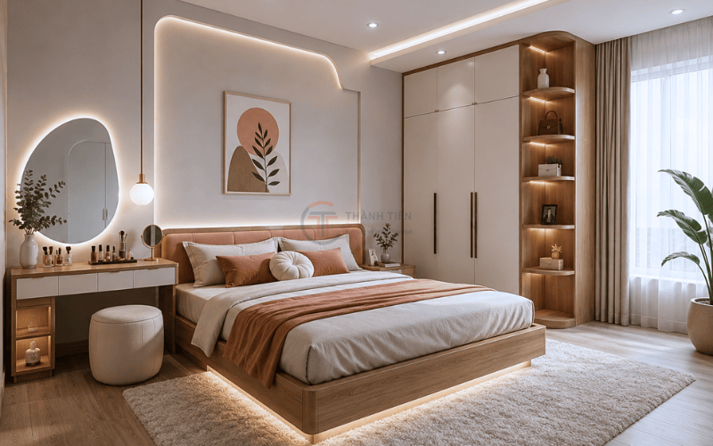 Những nội thất cần có trong phòng ngủ tân hôn