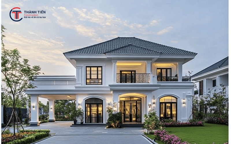 Lưu ý khi để thiết kế biệt thự 2 tầng sang trọng và hiện đại