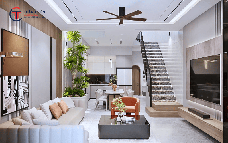 Màu sắc phù hợp cho phòng khách ở Phù Cát