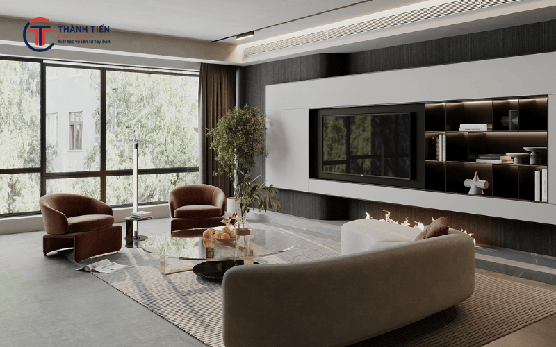 Thiết kế nội thất Phù Cát theo kích thước thực tế sẽ giúp tận dụng diện tích tốt hơn và tạo sự đồng bộ cho toàn bộ căn phòng