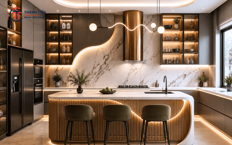 Thành Tiến Construction – Đơn vị thiết kế bếp theo yêu cầu tại Phù Cát
